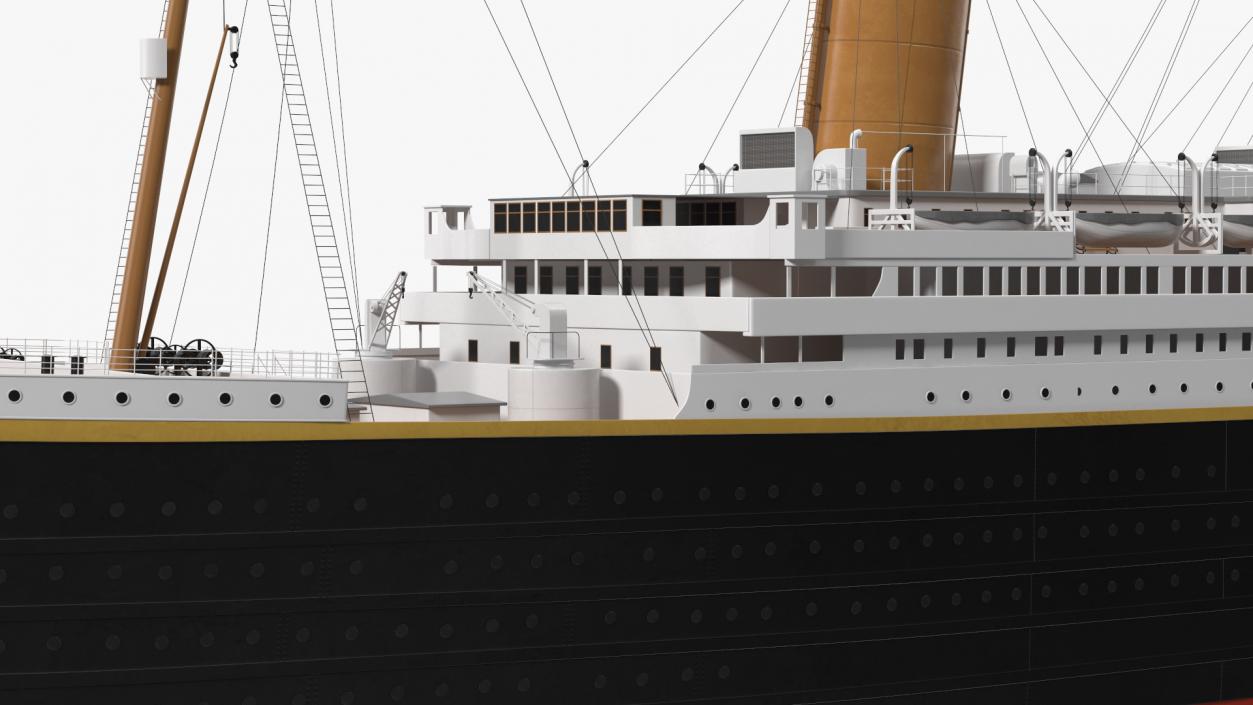 Olympic Ocean Liner 3D model