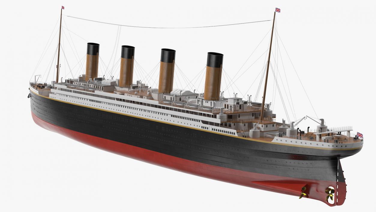 Olympic Ocean Liner 3D model