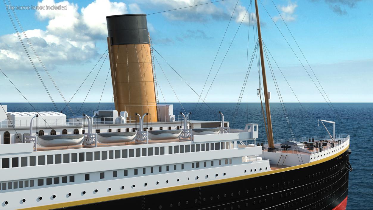 Olympic Ocean Liner 3D model