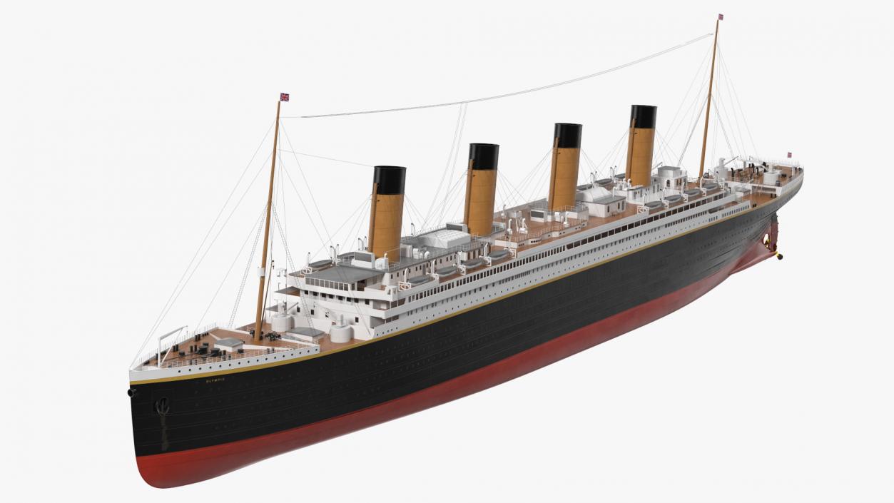 Olympic Ocean Liner 3D model