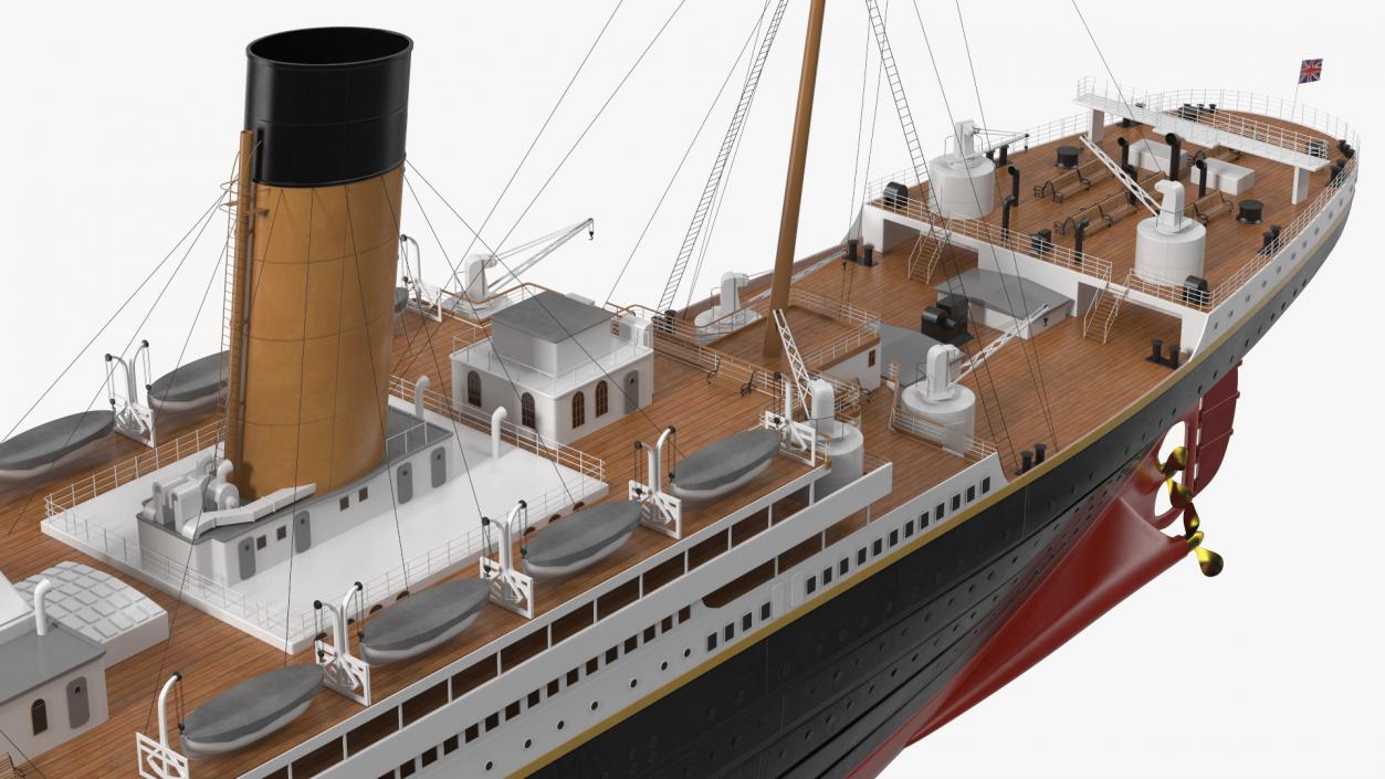 Olympic Ocean Liner 3D model