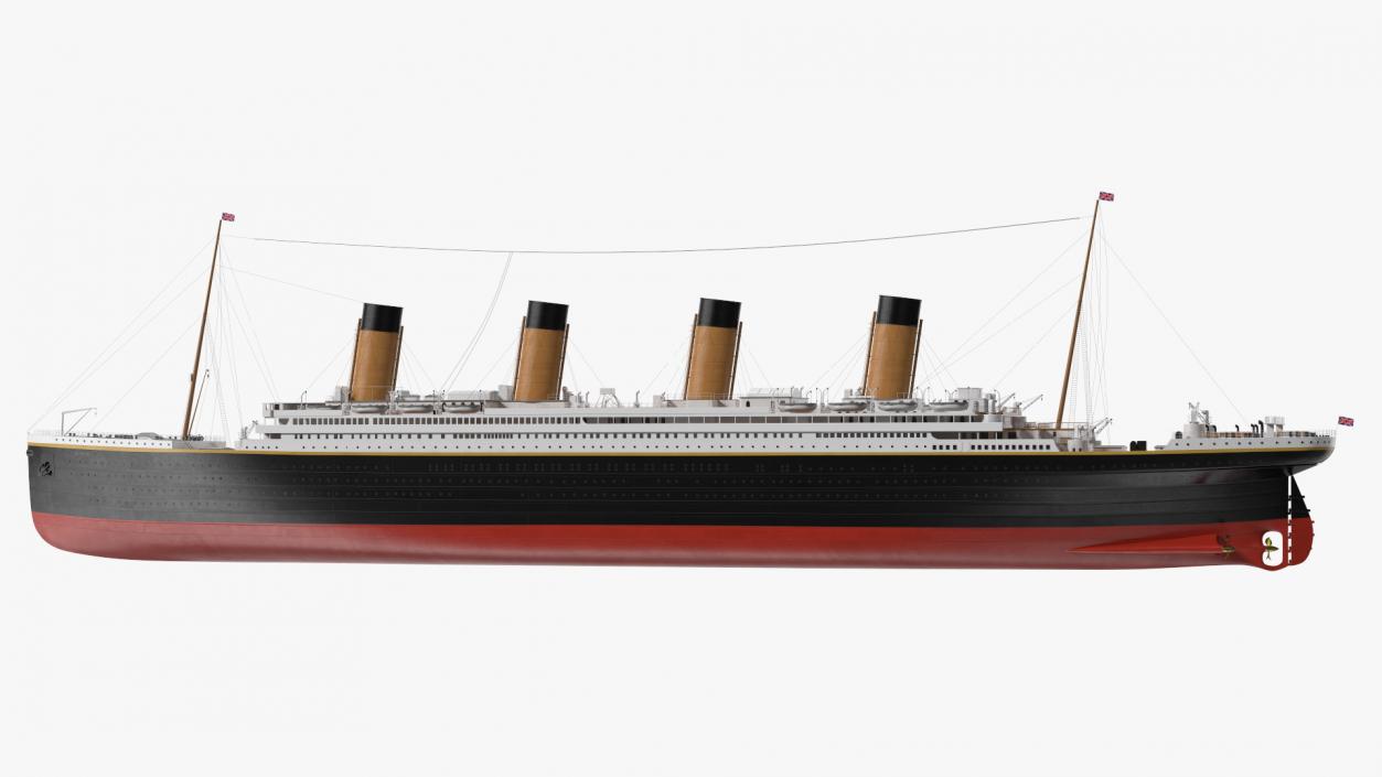 Olympic Ocean Liner 3D model