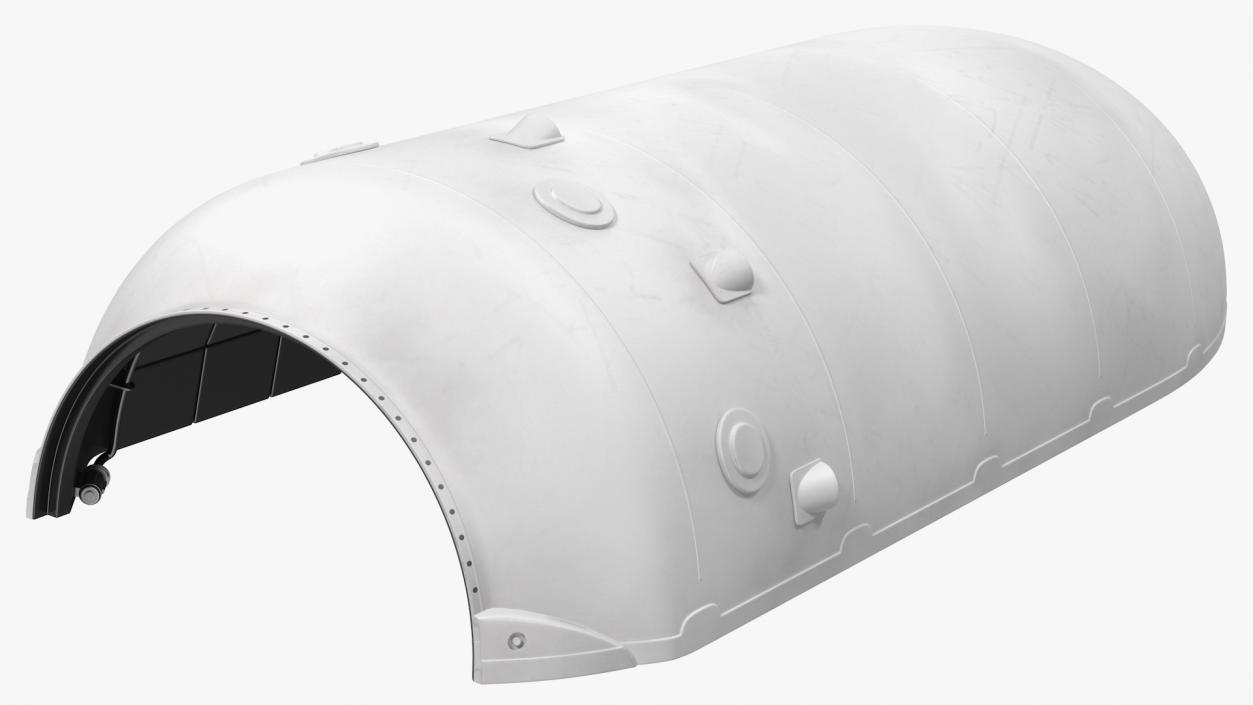 3D model Payload Fairing with Communications Satellite