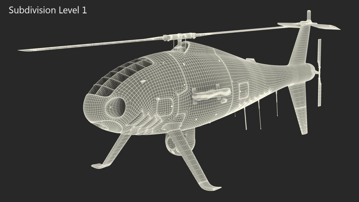 Schiebel Camcopter S100 UAV Coast Guard 3D model