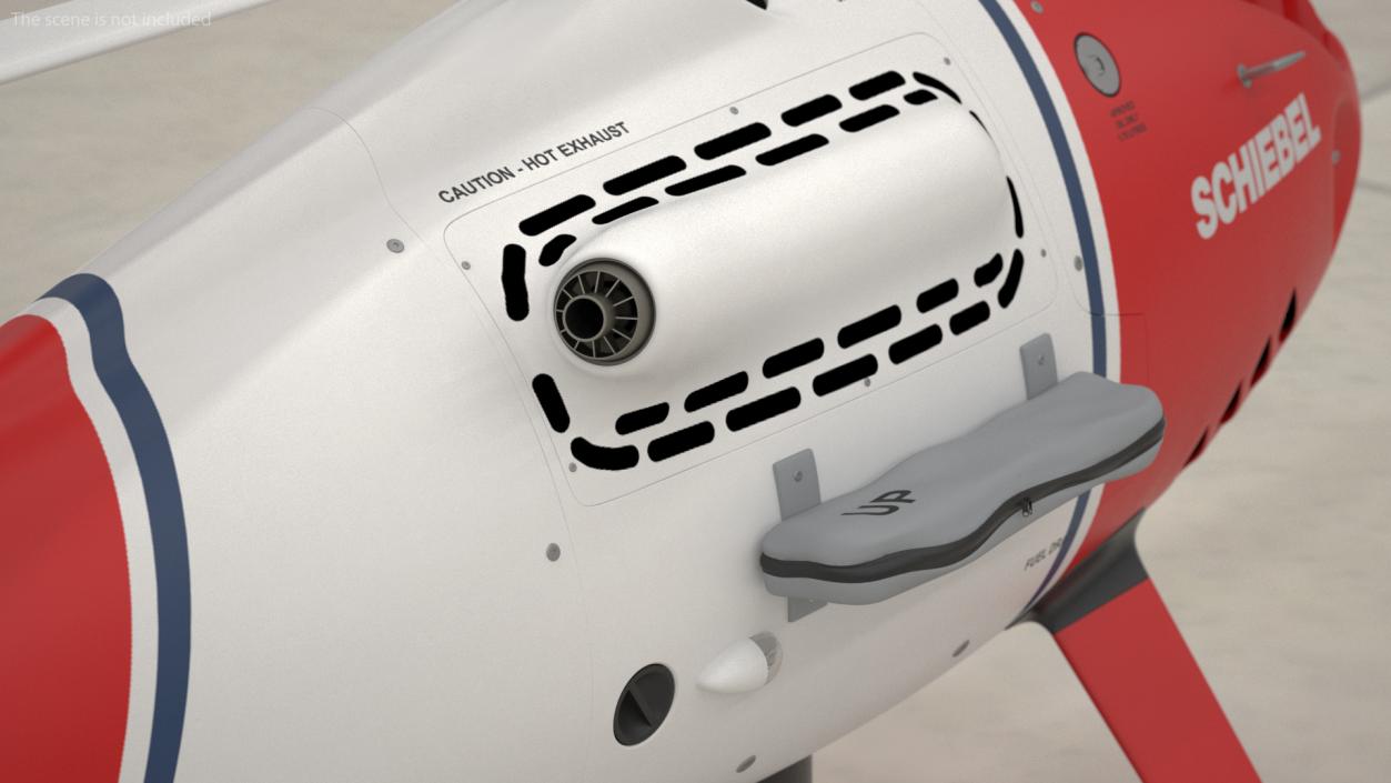 Schiebel Camcopter S100 UAV Coast Guard 3D model