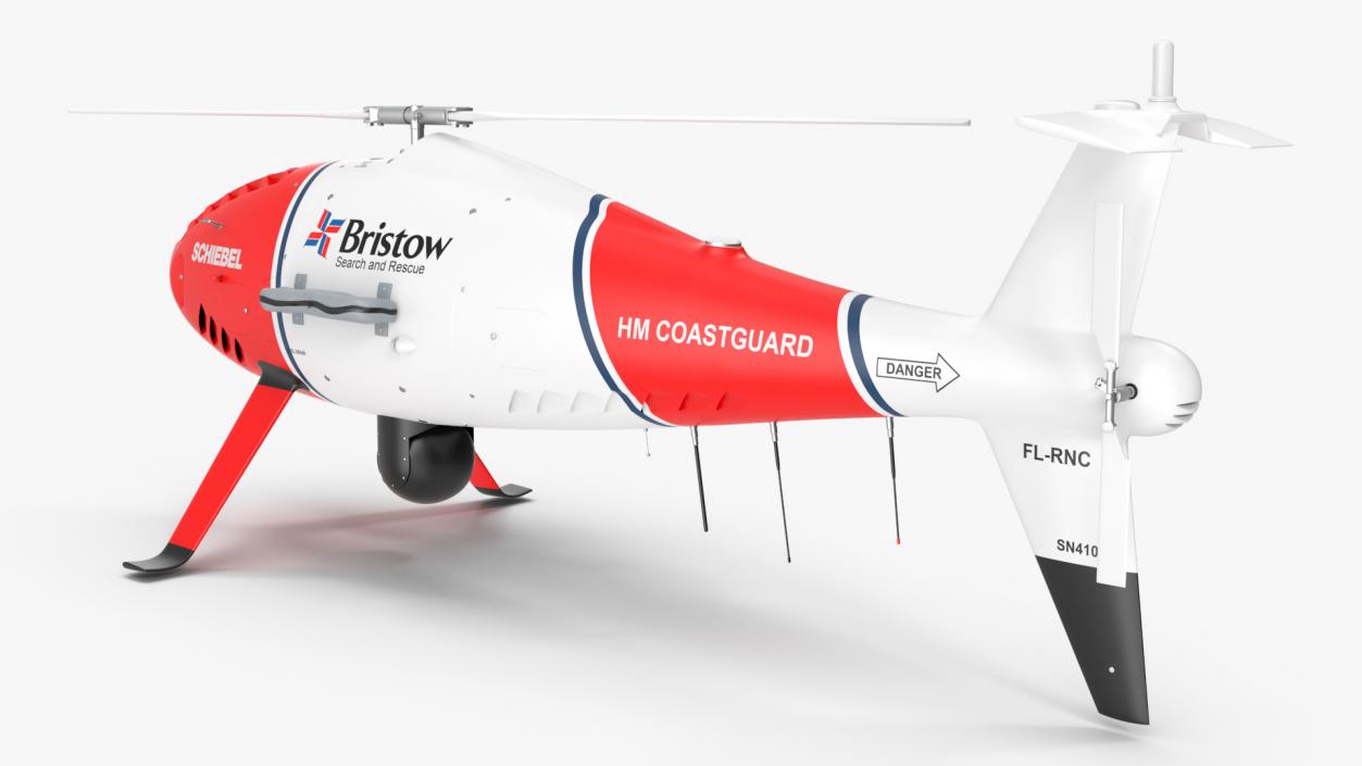 Schiebel Camcopter S100 UAV Coast Guard 3D model