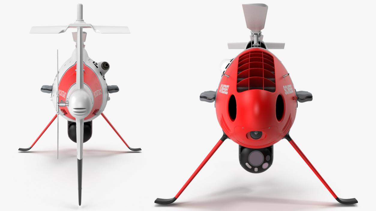 Schiebel Camcopter S100 UAV Coast Guard 3D model