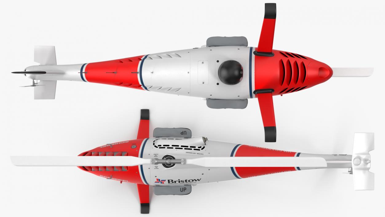 Schiebel Camcopter S100 UAV Coast Guard 3D model