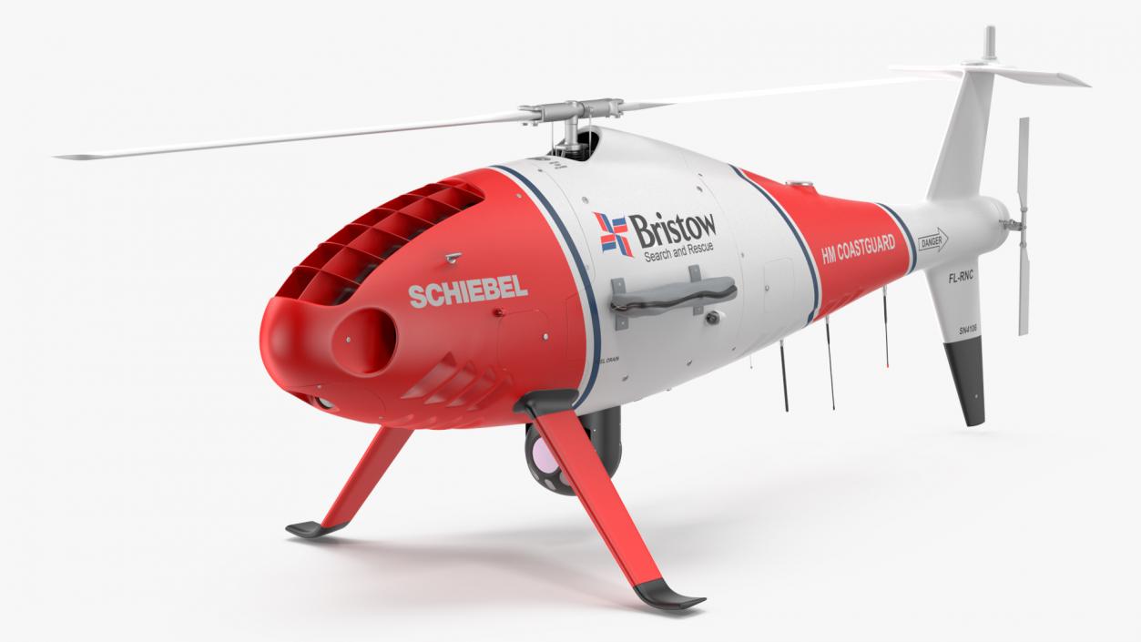 Schiebel Camcopter S100 UAV Coast Guard 3D model