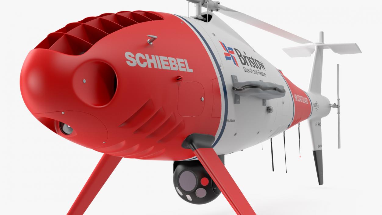 Schiebel Camcopter S100 UAV Coast Guard 3D model