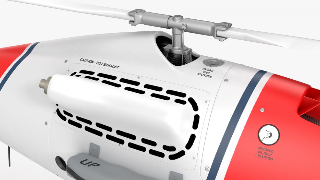 Schiebel Camcopter S100 UAV Coast Guard 3D model