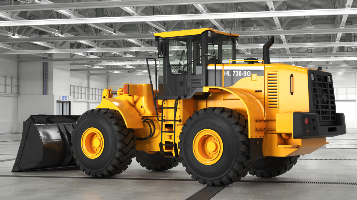 Front End Wheel Loader 3D