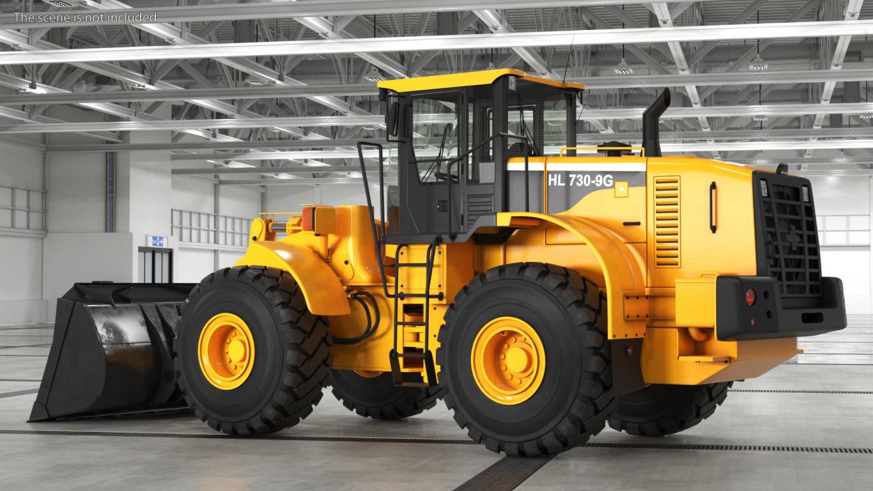 Front End Wheel Loader 3D