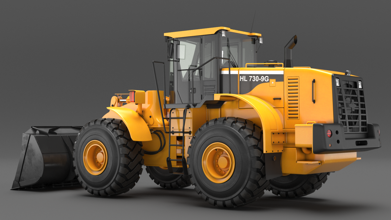 Front End Wheel Loader 3D