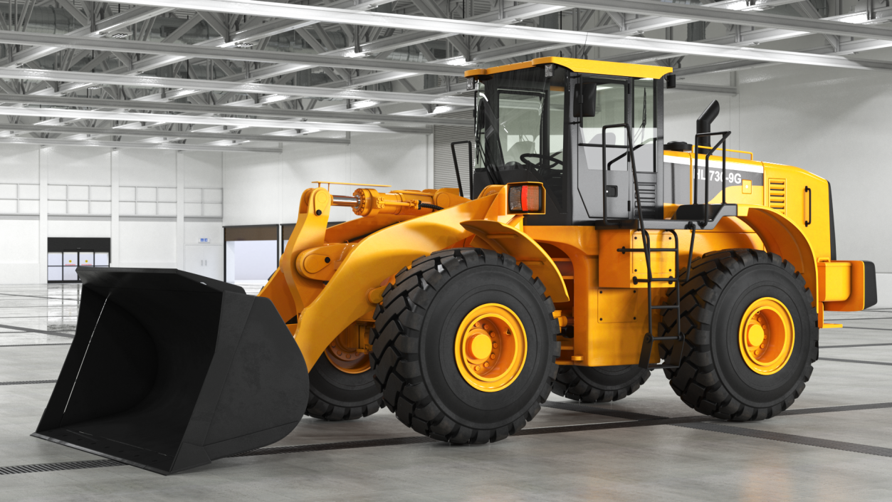 Front End Wheel Loader 3D