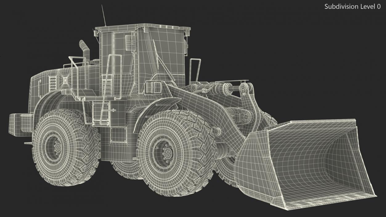 Front End Wheel Loader 3D