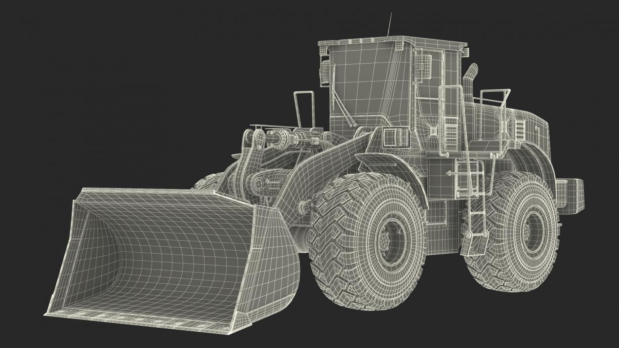 Front End Wheel Loader 3D