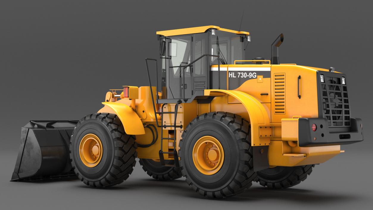 Front End Wheel Loader 3D