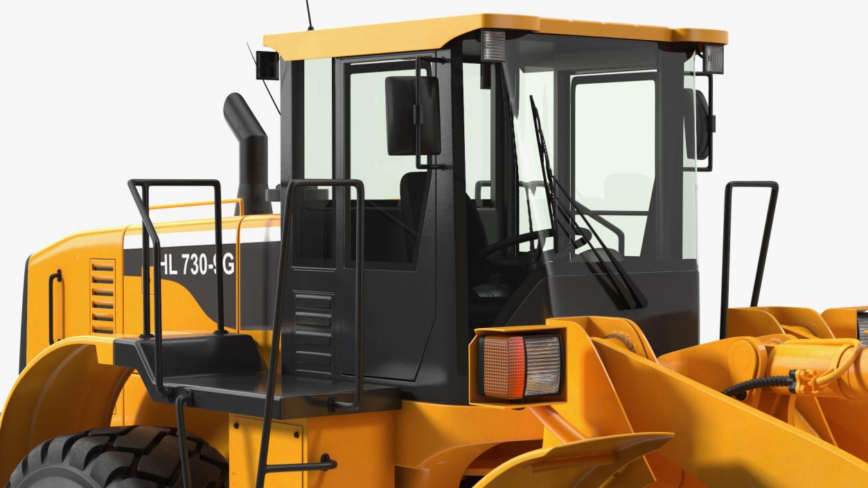 Front End Wheel Loader 3D