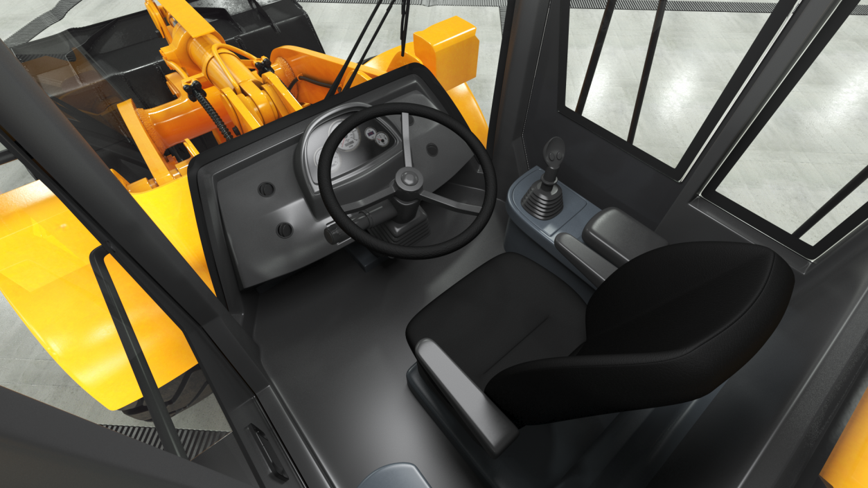 Front End Wheel Loader 3D