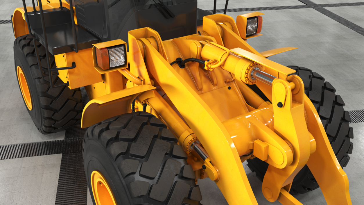 Front End Wheel Loader 3D