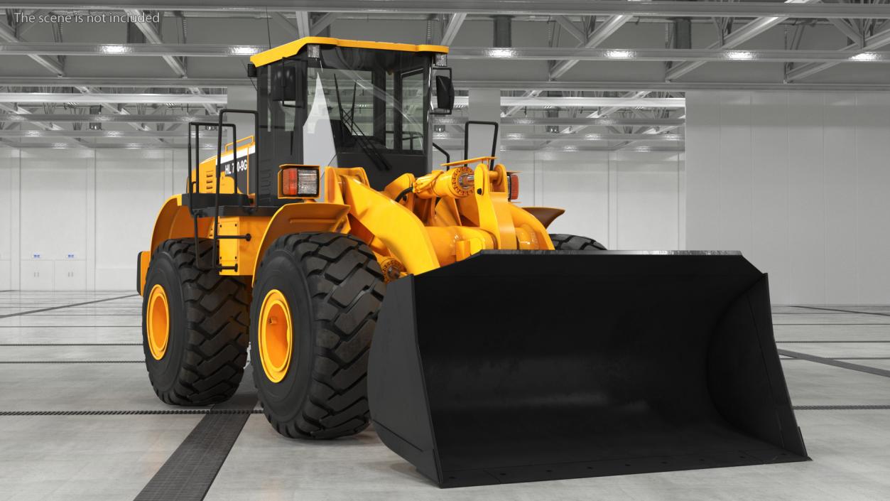 Front End Wheel Loader 3D