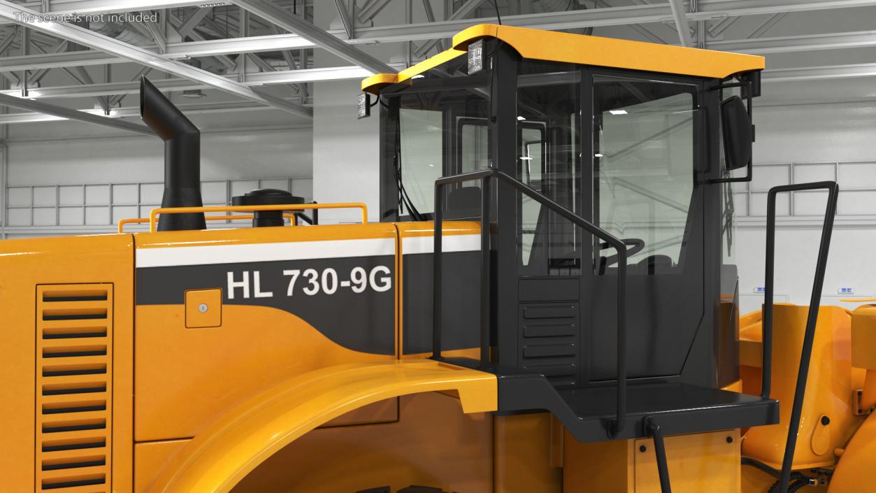 Front End Wheel Loader 3D