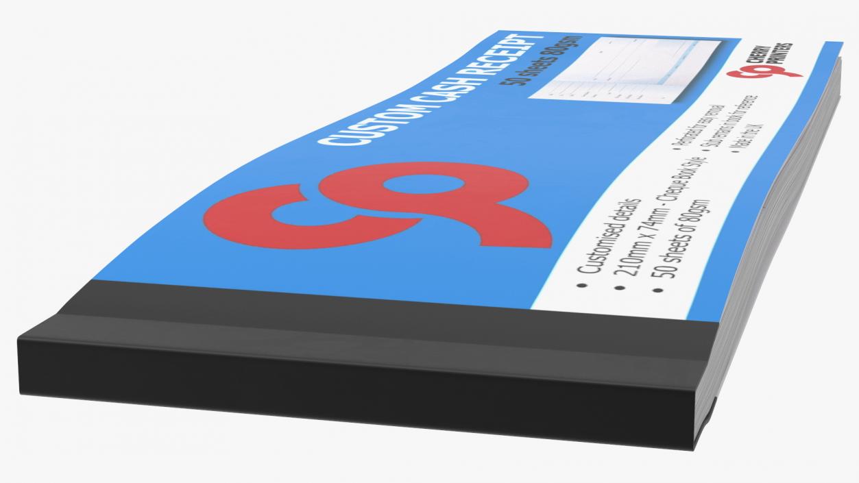 3D Cheque Book Closed model