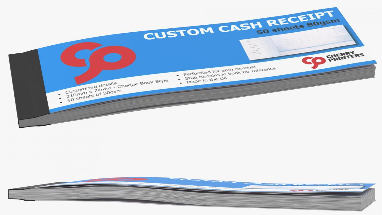 3D Cheque Book Closed model