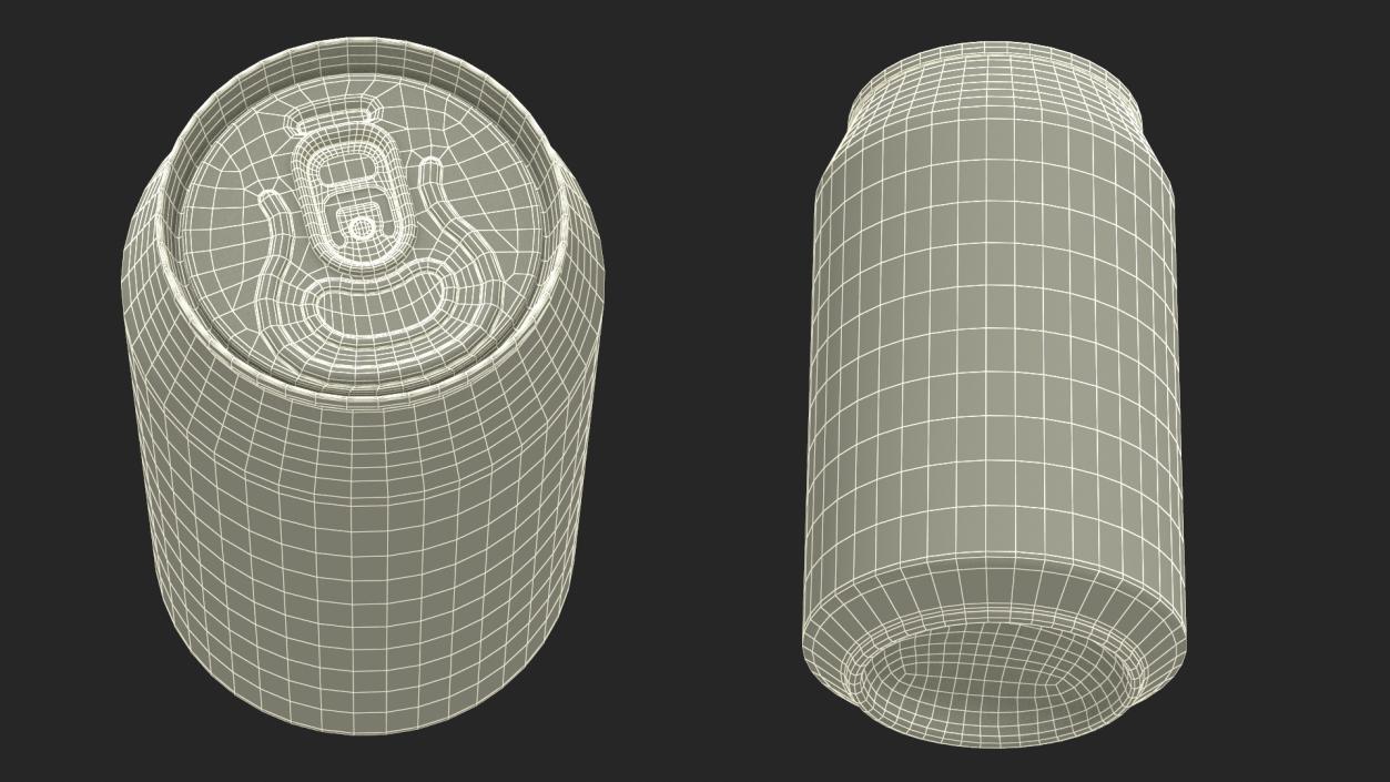 Aluminium Can Mockup 330ml Sleek 3D