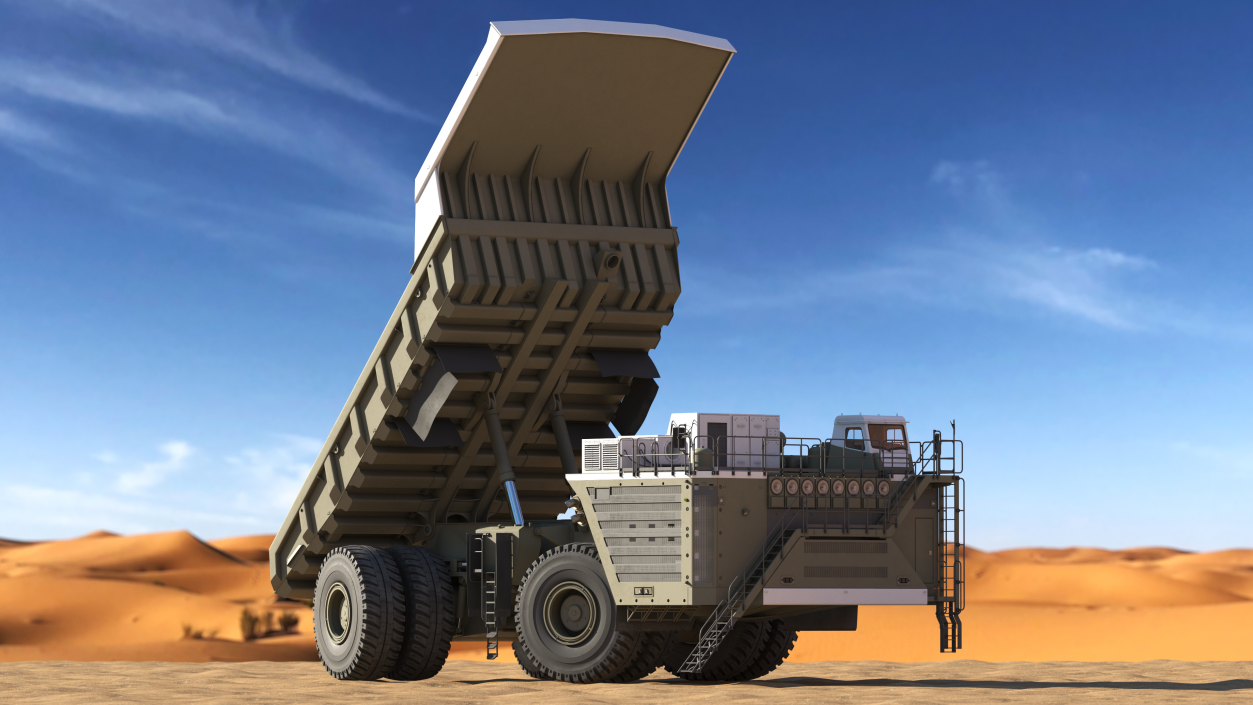 3D Haul Truck Raised Bed