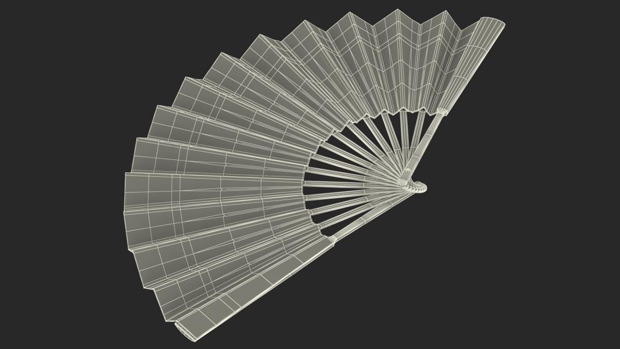 3D Traditional Personal Fans Collection