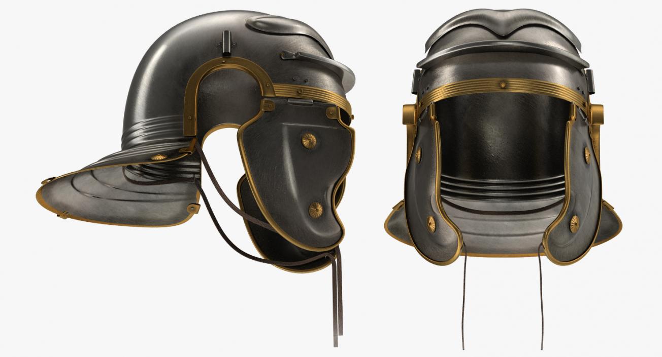 Medieval Helmets Collection 2 3D model