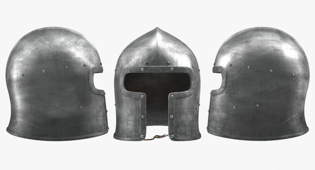 Medieval Helmets Collection 2 3D model