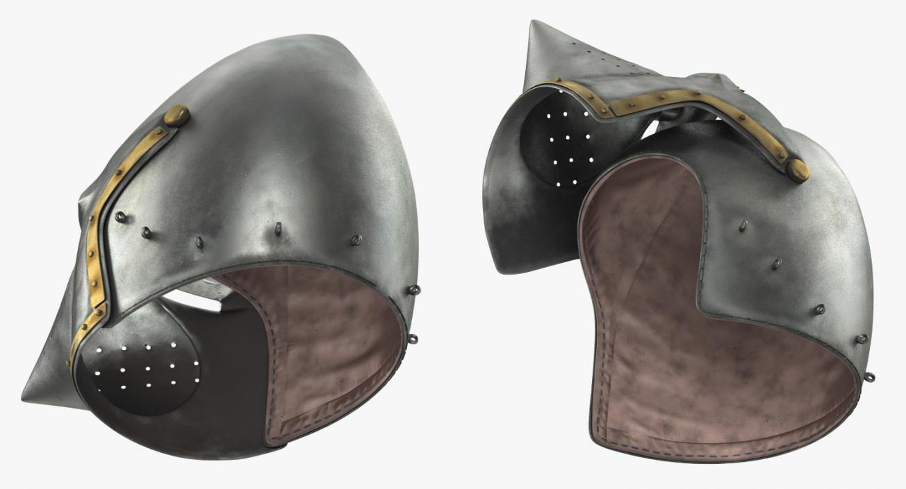 Medieval Helmets Collection 2 3D model