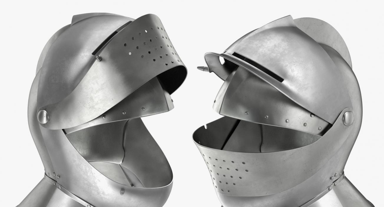 Medieval Helmets Collection 2 3D model