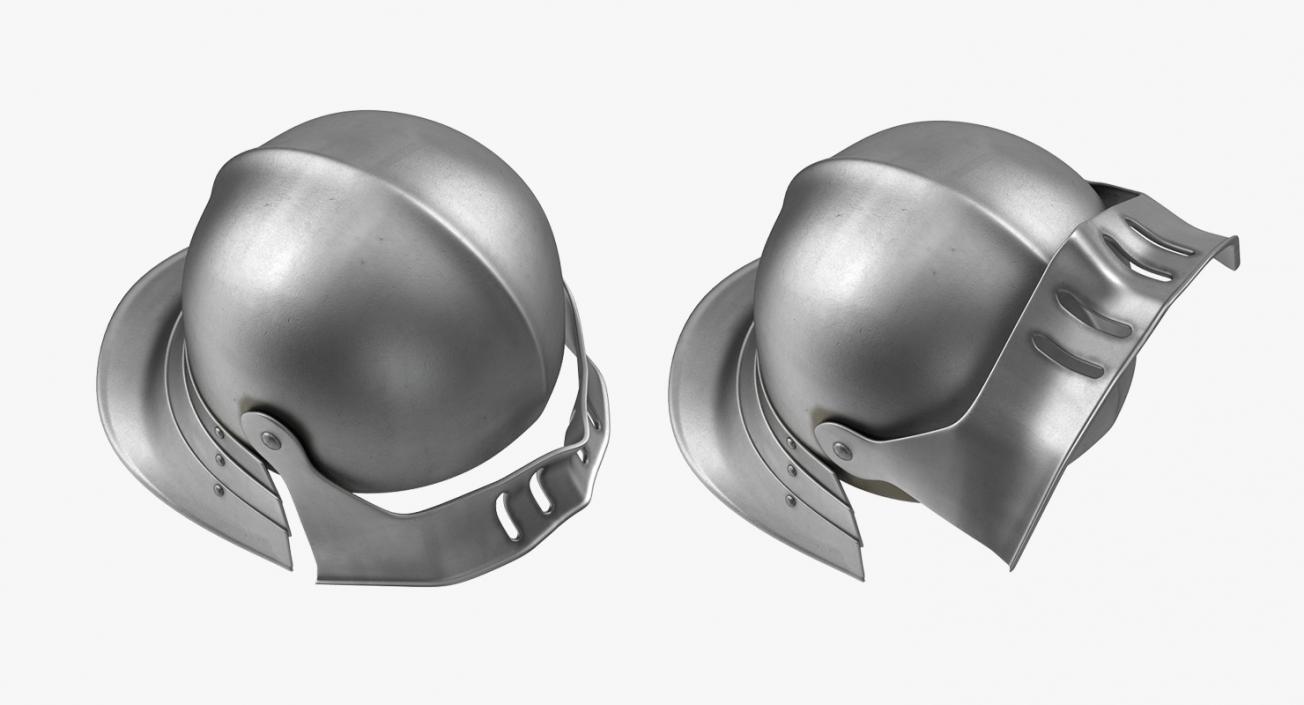 Medieval Helmets Collection 2 3D model