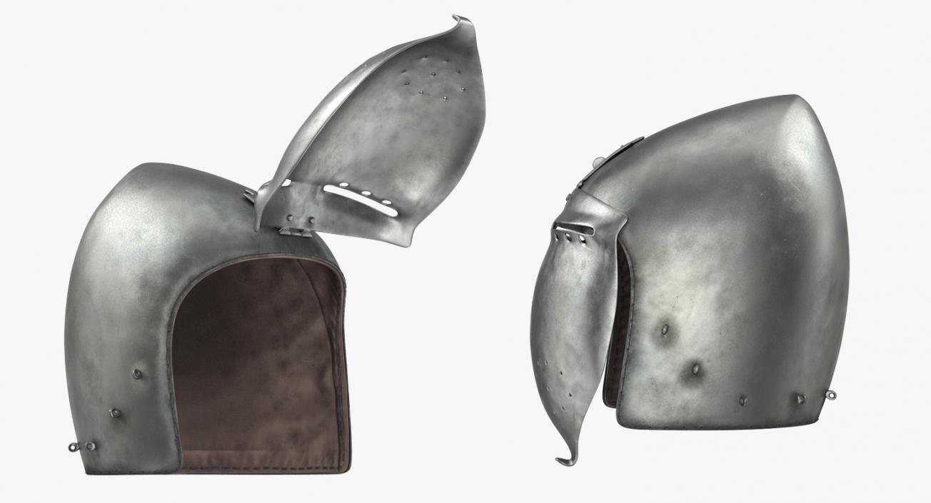 Medieval Helmets Collection 2 3D model