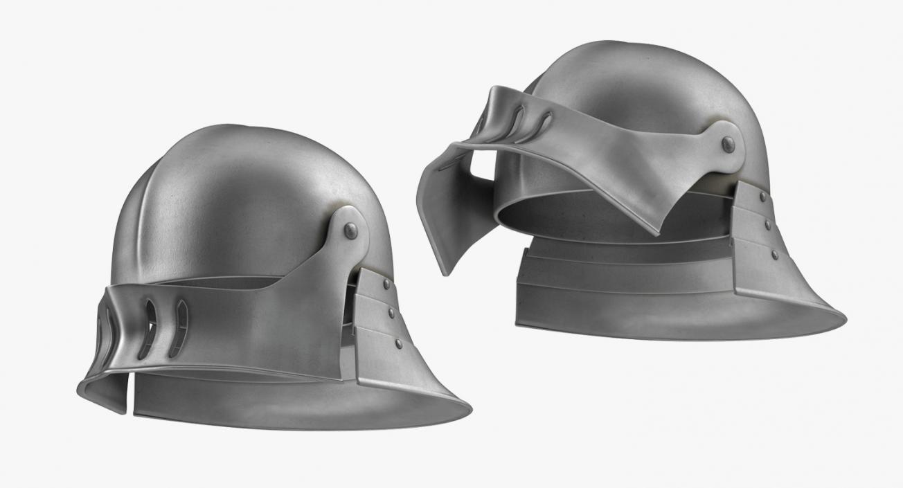 Medieval Helmets Collection 2 3D model