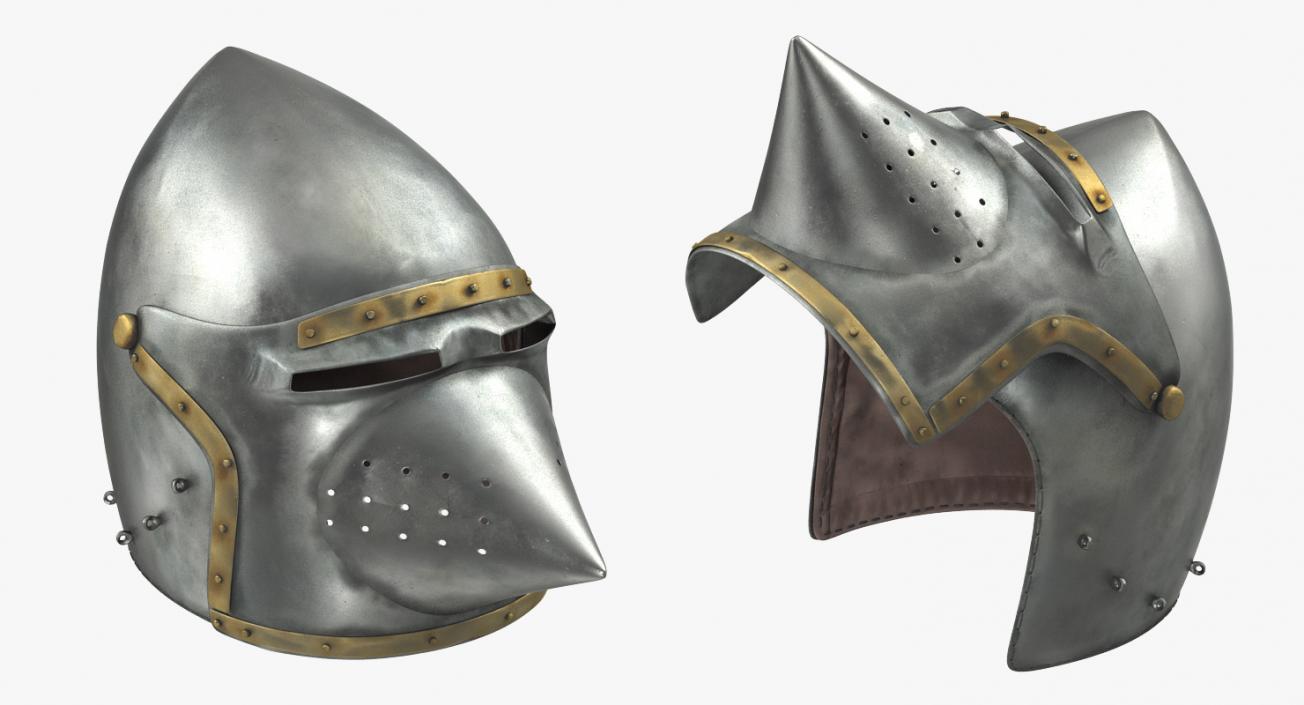 Medieval Helmets Collection 2 3D model