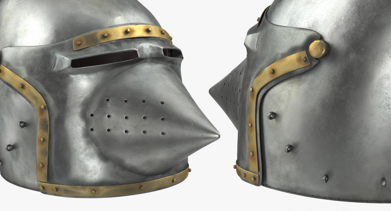 Medieval Helmets Collection 2 3D model