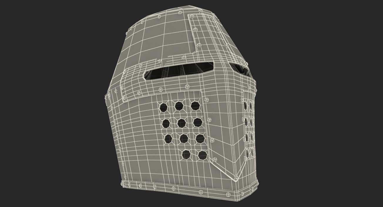 Medieval Helmets Collection 2 3D model