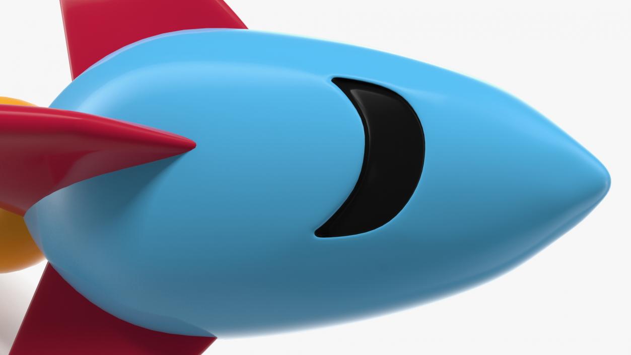 Rocket Emoji 3D