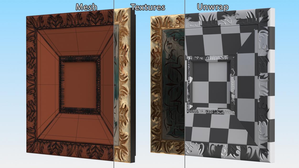 Picture Frames Collection 3 3D