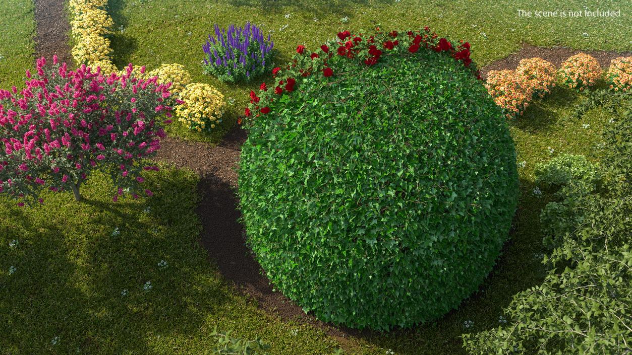 3D Rose Garden Gazebo model