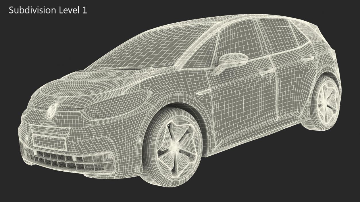 3D Volkswagen ID3 Makena Turquoise