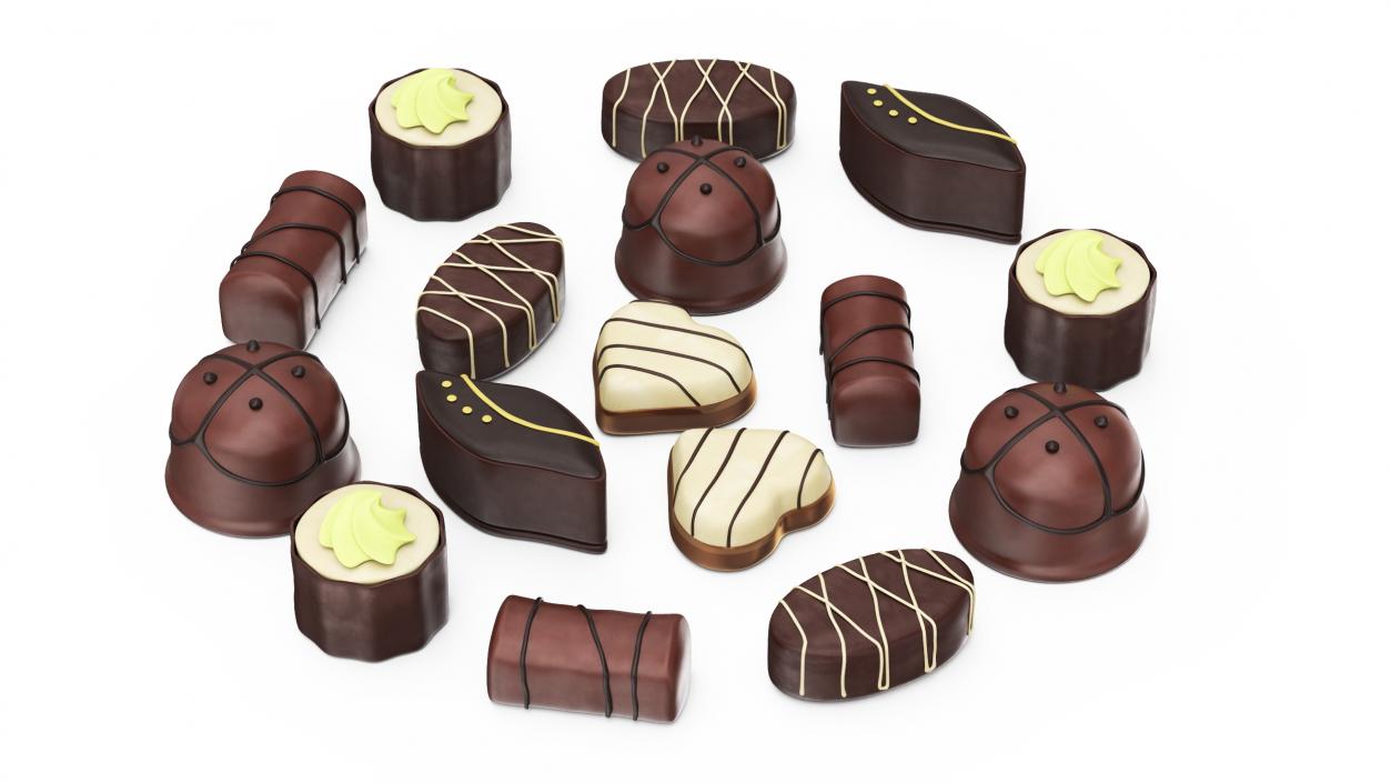 3D Premium Chocolate Boxes Collection 2