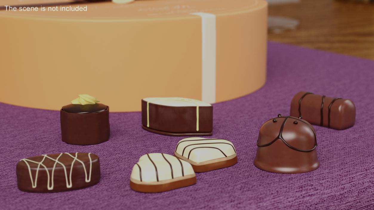 3D Premium Chocolate Boxes Collection 2