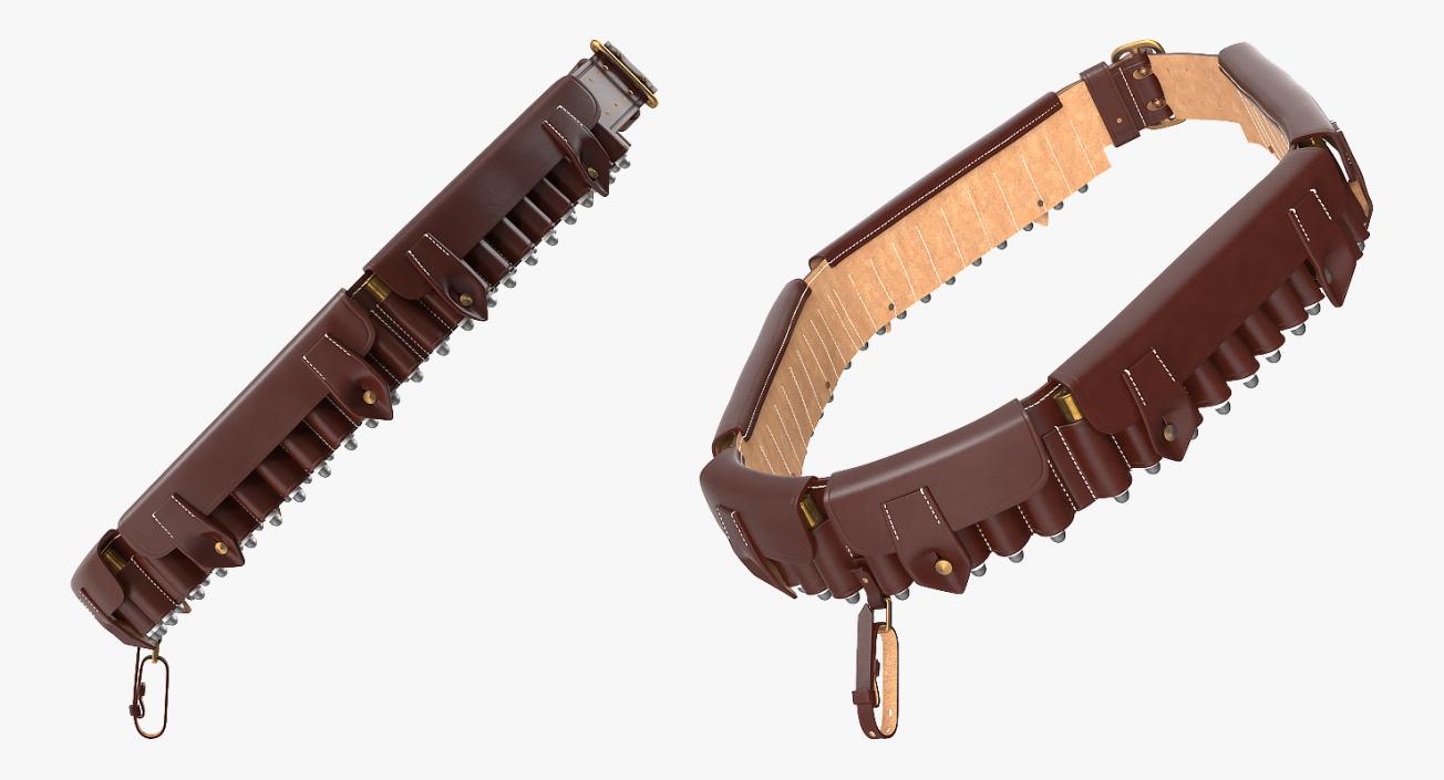 3D Martini Henry Ammo Bandolier model