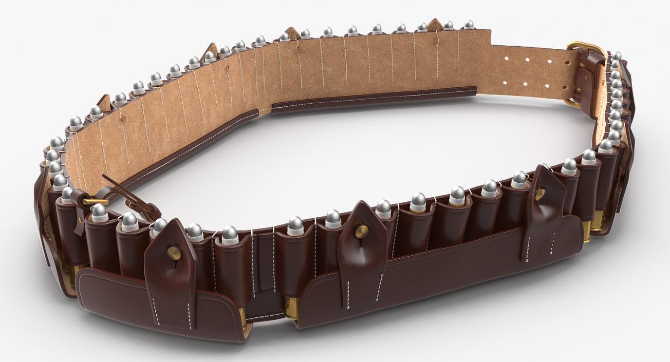 3D Martini Henry Ammo Bandolier model